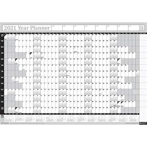 Bank of ireland is regulated by the central bank of ireland. 2021 Yearly Annual Office Home Wall Planner Calendar Chart ...