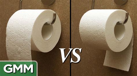 Rhett And Link Tackle The Controversial Topic Of Whether To Put The Toilet Paper Roll Over Or