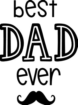 Dad Ever Moustache Father S Day T Shirt Design Free Svg File SVG Heart