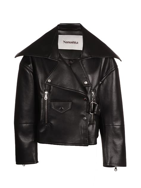 Nanushka Ado Regenerated Leather Jacket Coshio Online Shop