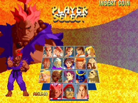 Street Fighter Zero 2 Alpha Arcade