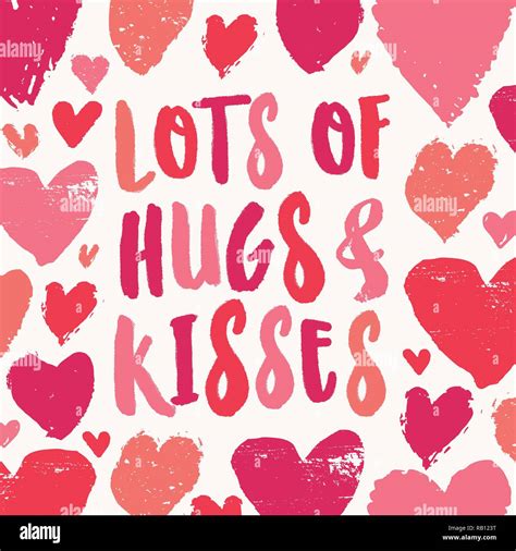 Lots Of Hugs And Kisses Sticker Printable