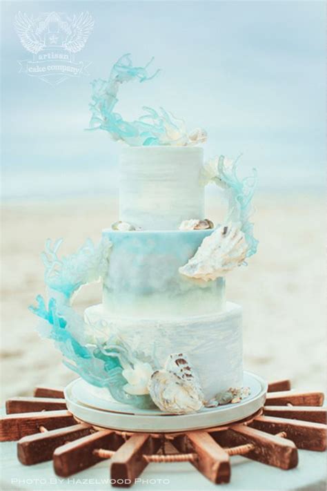 Click here for some inspiration for your centerpieces. 26 Beach Wedding Cakes That Will Wow Your Guests: Check ...