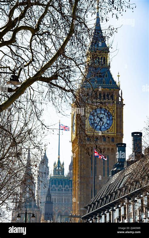 View Of Big Ben Clock Elizabeth Tower Palace Of Westminster London