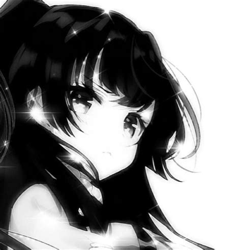 Pin By H On Matching Pfps Anime Monochrome Anime Cute Profile Pictures