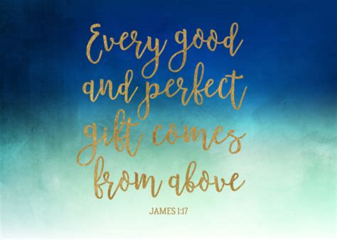 Every Good And Perfect T Comes From Above James 117 Seeds Of Faith