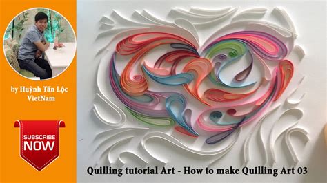 Quilling tutorial - How to make quilling art 03 - YouTube