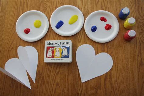 Surprise Color Mixing Heart Craft For Preschoolers Toddler Approved