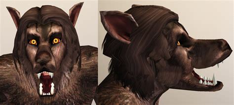 Mod The Sims Werewolf Face Set