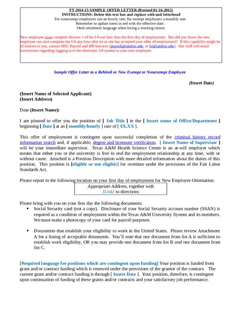 Offer Letter Format Fillable Printable Pdf And Forms Handypdf Hot Sexy Girl