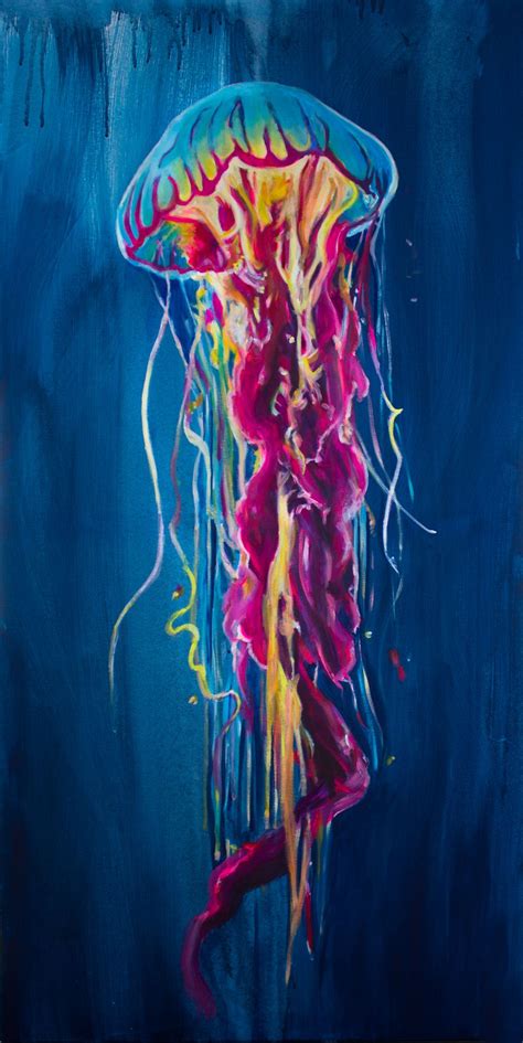 Glory Of The Sea Jelly — Dona Morgan Sea Creatures Art Jellyfish