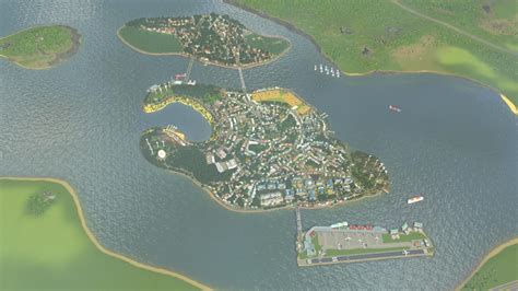 Self Contained Island Citystate Citiesskylines