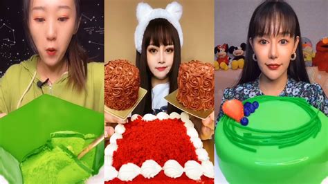 Eating Show Asmr Cake Cakes Mukbang Mukbang Compilation Kwai Enjoy Mukbangs Youtube