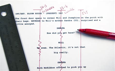 How To Line A Film Script — Amy Clarke Films