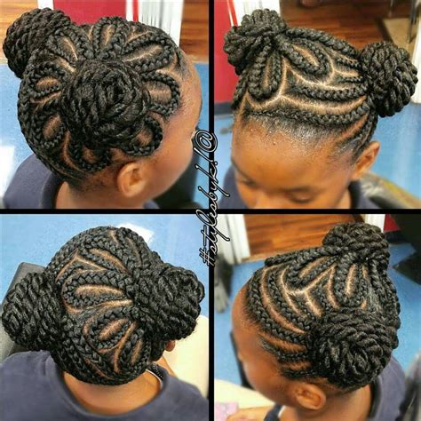 These originated from a tribe in western africa with the same name. Braids | Cornrow styles for girls, Kids braided hairstyles ...