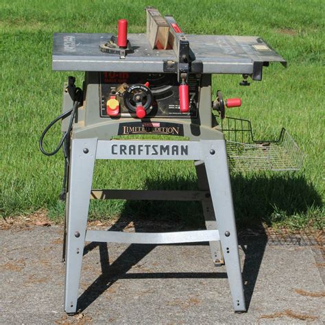 Vintage Limited Edition Craftsman 10 Table Saw Ebth