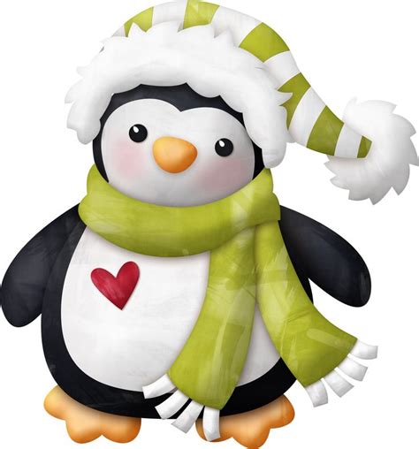 Christmas Penguin Clip Art Clipart Best