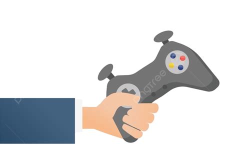 Games Controller Clipart Png Images Hand Holding A Wireless Gaming