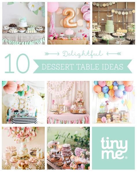 10 Delightful Dessert Table Ideas Tinyme Blog