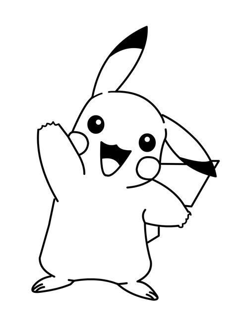 Pikachu Pokemon Go Printable Coloring Page For Kids Andpokemon Pdmrea