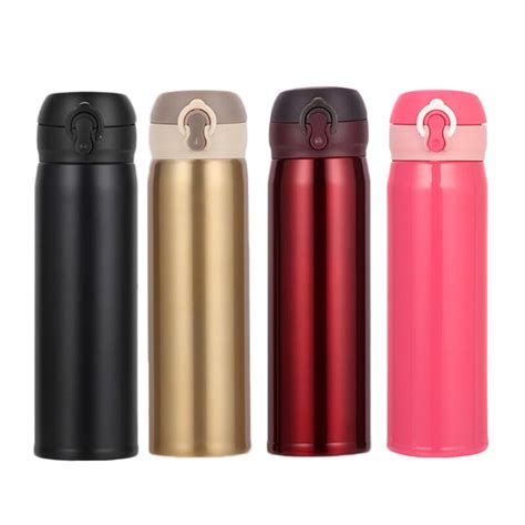 500ml 304 stainless steel insulated water bottle vacuum thermos travel flask eadie davila