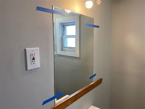 How To Mount A Bathroom Mirror Rispa
