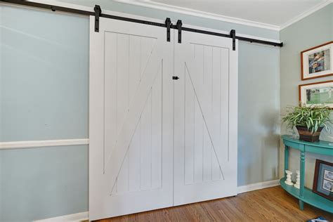 Beautiful white barn doors