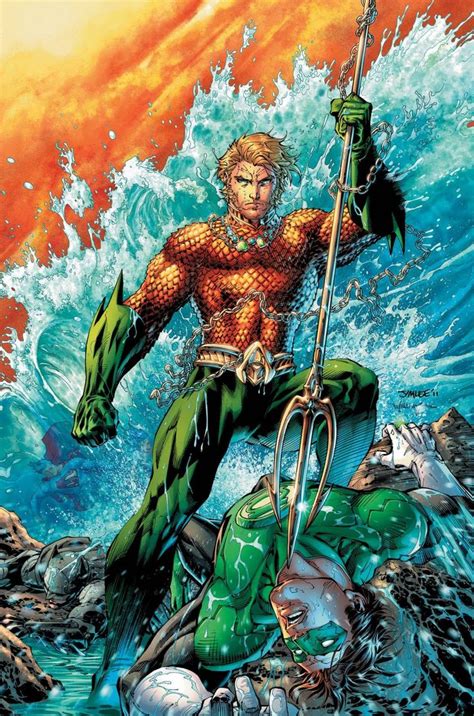 Aquaman New 52 • Jim Lee Dc Comics Superheroes Dc Comics Art Aquaman