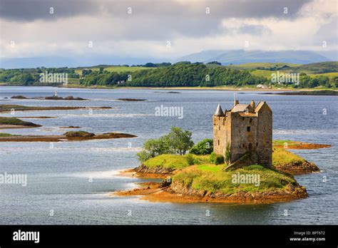 Castle Stalker Is A Four Storey Tower House Or Keep Picturesquely Set