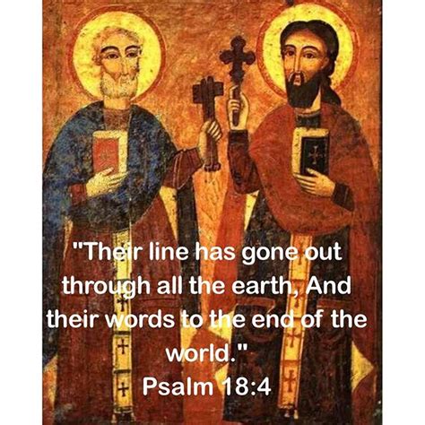 Happy Feast Of The Apostles Their Line Has Gone Out Through All The