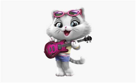 44 Cats Milady With Bass Guitar Lampo Milady 44 Cats Hd Png Download