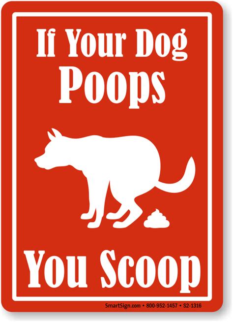 Humorous Dog Poop Signs Funny Dog Poop Signs