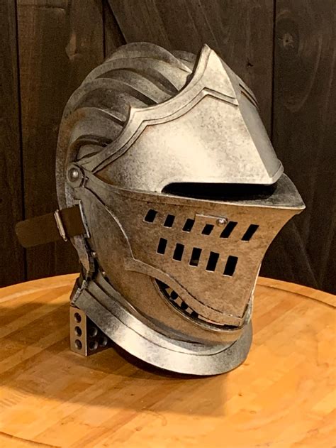 Elite Knight Helmet Foam Pattern Etsy