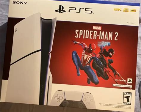 Playstation 5 Console Marvels Spider Man 2 Bundle With Extra Controller