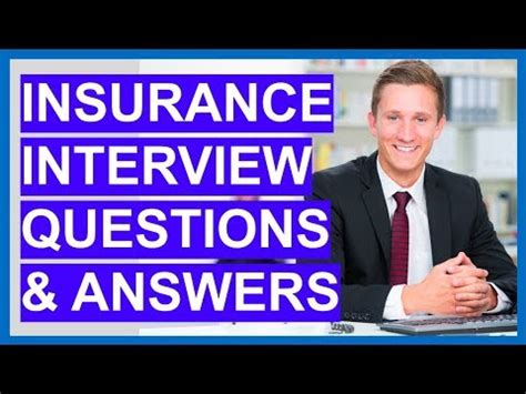 Life insurance interview questions are a bit complex sometimes. INSURANCE Interview Questions and Answers (Insurance Clerk ...