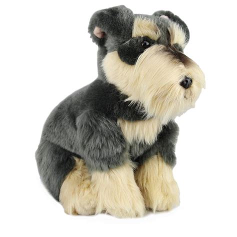 Hot promotions in stuffed animal puppies on aliexpress: Schnauzer Dog sitting soft plush toy|30cm|stuffed animal|Faithful Friends Collectables