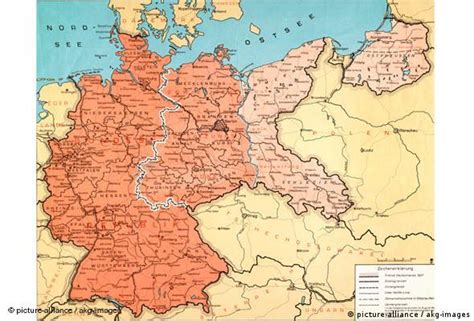 Karta Istočne I Zapadne Njemačke Gorje Karta