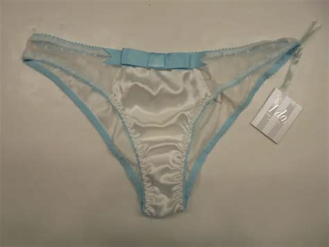vintage victoria s secret second skin satin bridal bikini panty 29 99 picclick