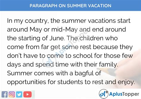 100 Summer Vacation Words Answer How I Spent My Holidays In Lockdown