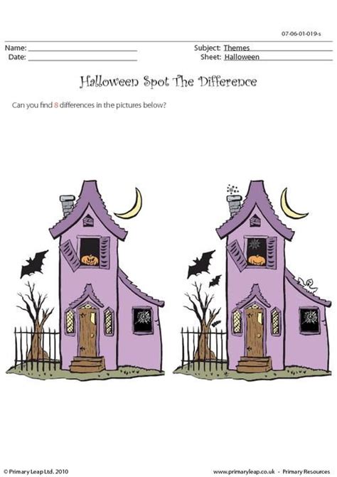 41 Best Halloween Printable Worksheets Primaryleap