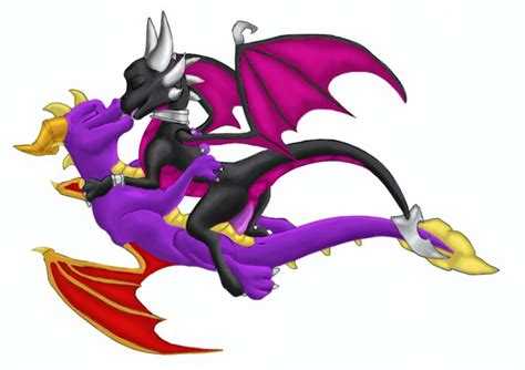 Rule 34 Activision Cynder Dragon Female Kissing Male Penis Pussy Sex