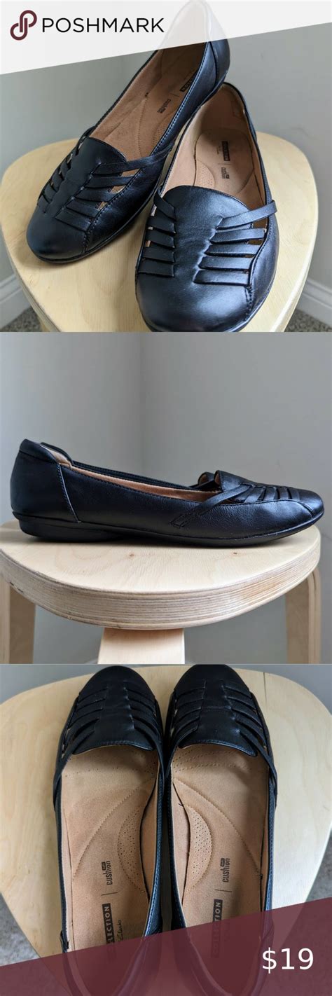 Clarks Soft Cushion Flats In Black Plus Fashion Fashion Tips Fashion