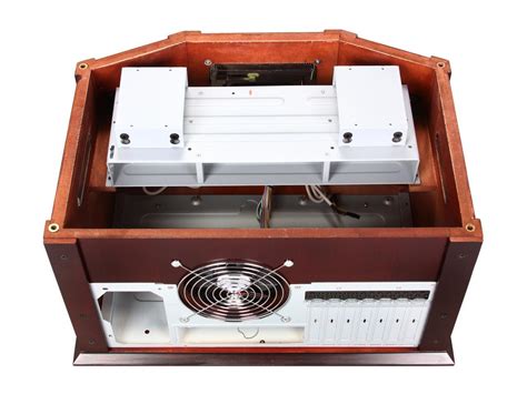 Nmediapc Red Wood Htpc 8000 Atx Media Center Htpc Case Neweggca