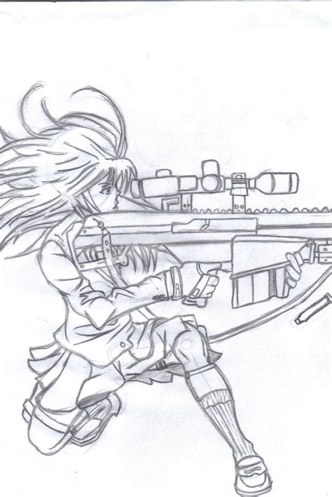 Anime Gun Girl By Casperdun On Deviantart