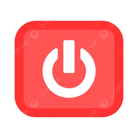 Power Button Flat Icon Vector Switch Button Power Png And Vector