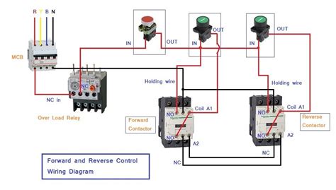 I need to build a forward/reverse switch for an ac electric motor. forward reverse motor starter | forward and reverse ...