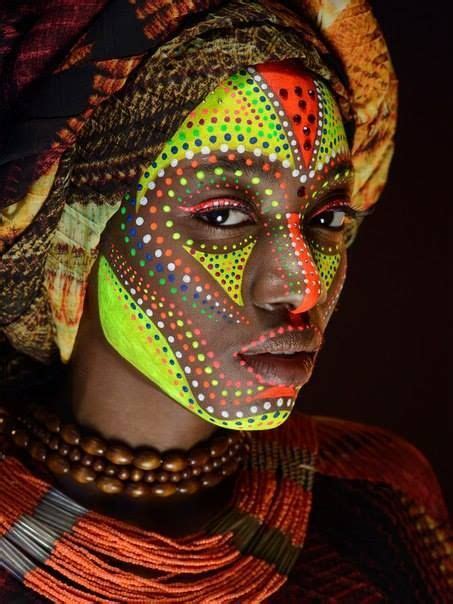 Petits Points Tribal Face Paints African Makeup Tribal Makeup
