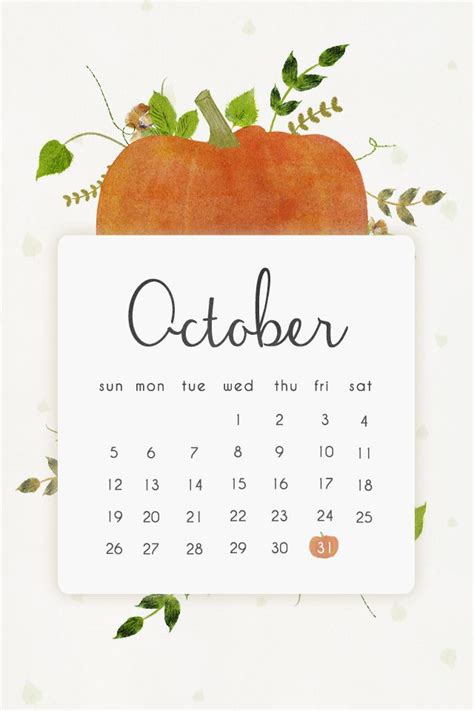 Iphone wallpaper october, October calendar wallpaper, Calendar wallpaper