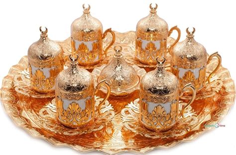 Ottoman Turkish Greek Arabic Coffee Espreso Serving Cup Saucer