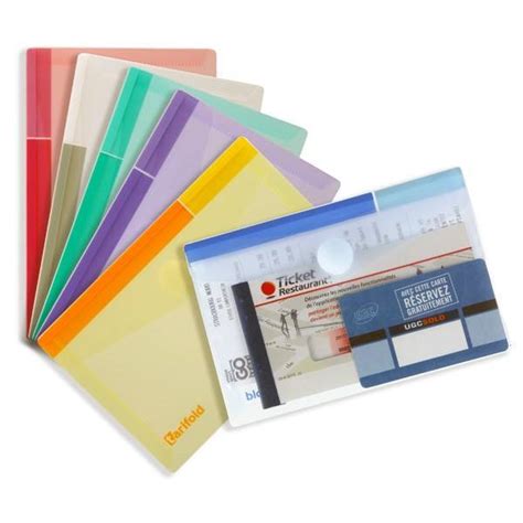 A6 Folder Landscape Velcro Closure 6 Trendy Colors